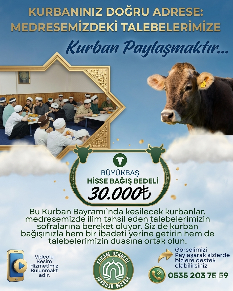 Kurban Bağış Afişi